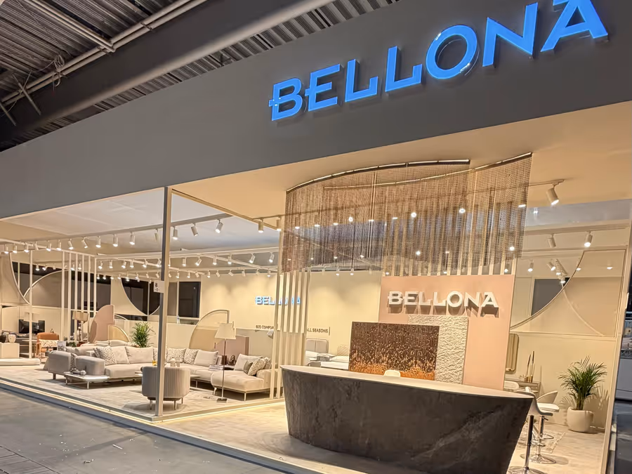 Bellona Mobilya fuar standı