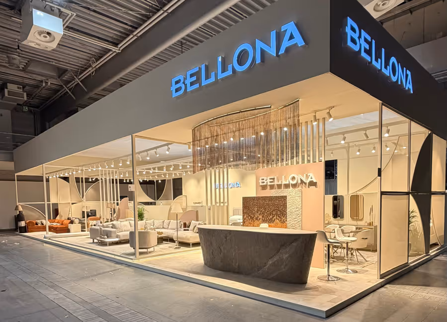 Bellona Mobilya fuar standı