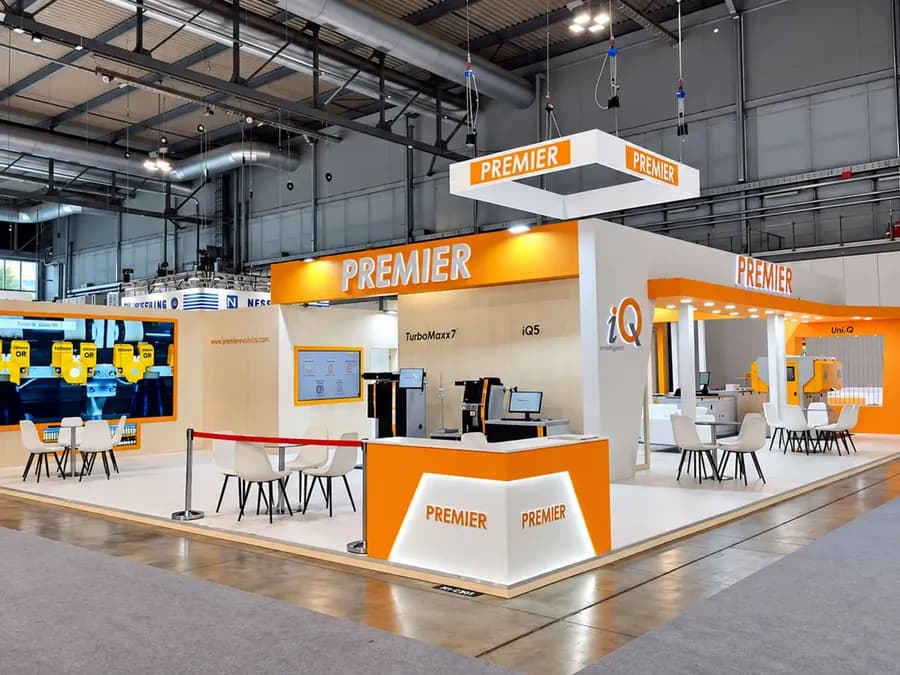 Premier Evolvics - ITMA - 2024 exhibition stand — ITMA 2024, Milano 2024
