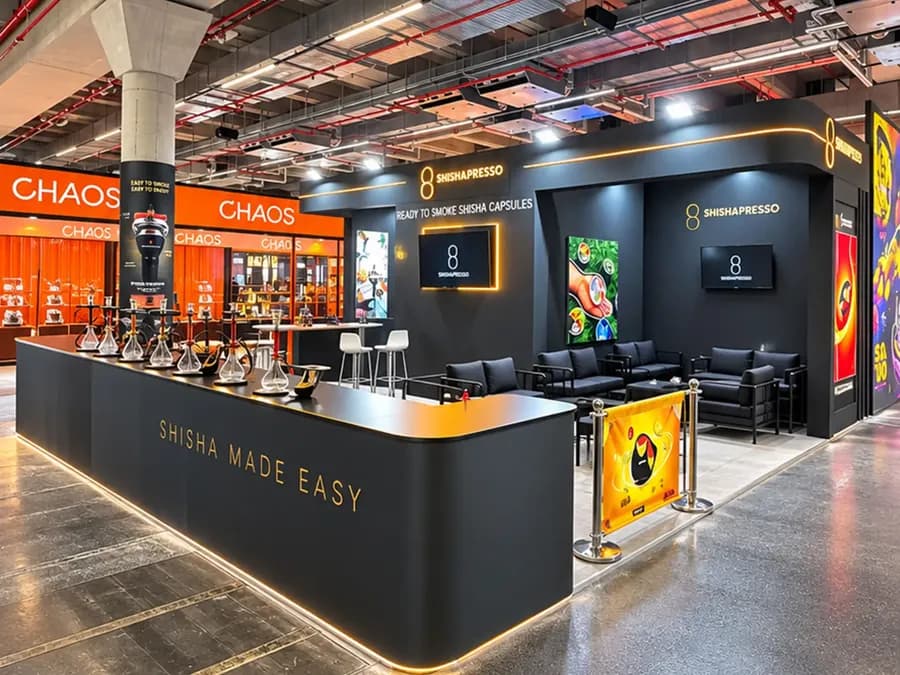 ShishaPresso - ShishaMesse - 2026 exhibition stand — ShishaMesse, Frankfurt 2026